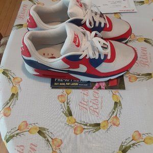 Used-Red/White/Blue Air Max 90 Size 11.5
